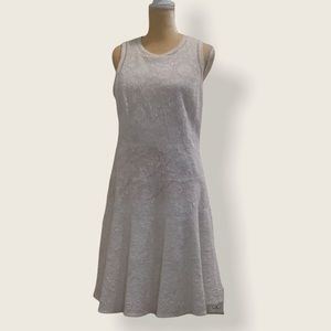 Rebeca Taylor - White sleeveless Jacquard  Dress size 12